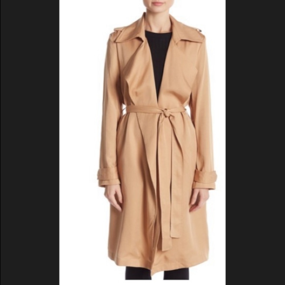 Women’s Bagatelle Notch Lapel Trench Coat Size XL